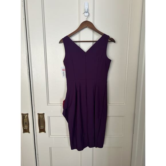 Alex Evenings Short Side Ruched Cascade Ruffle Skirt Beaded Womens Size 4 NWT - Picture 3 of 9